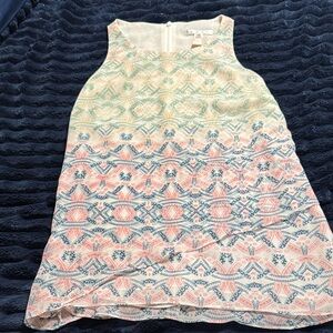 CAbi Multicolor Patterned Sleeveless Blouse